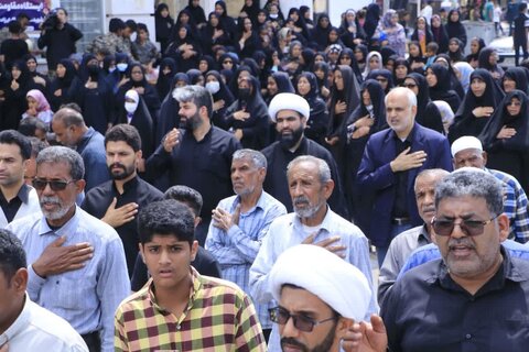 تصاویر /اجتماع بزرگ  عزاداران به مناسبت  سالروز شهادت امام صادق (ع) در شهرستان رودان
