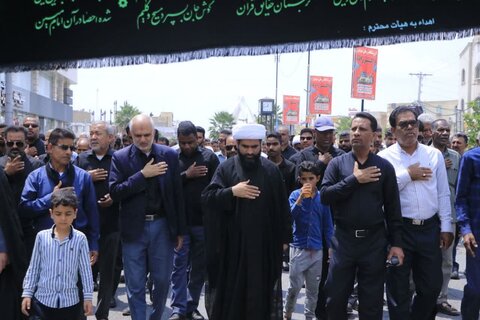 تصاویر /اجتماع بزرگ  عزاداران به مناسبت  سالروز شهادت امام صادق (ع) در شهرستان رودان