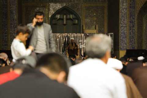 تصاویر/ مراسم ظهر شهادت امام صادق در مدرسه علمیه امام صادق(ع) اصفهان
