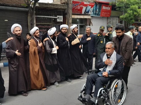 تصاویر/ مراسم عزاداری خیابانی شهادت امام صادق (ع) در شهر آذرشهر