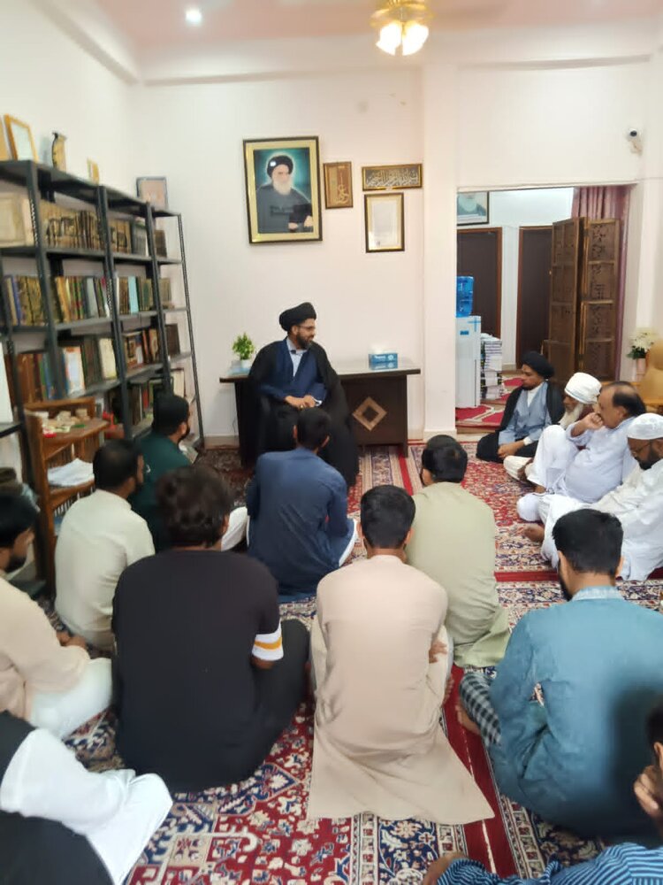 दफ्तरे नुमायंदगी आयतुल्लाहिल उज़मा सीस्तानी द०ज़ि० लखनऊ में मजलिसे अज़ा का आयोजन