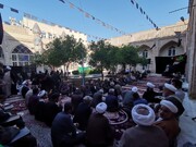 تصاویر/ برگزاری مراسم عزاداری امام صادق علیه السلام در مدرسه علمیه شفیعیه