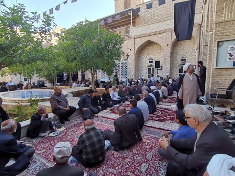 مراسم عزاداری امام صادق علیه السلام در مدرسه علمیه شفیعیه