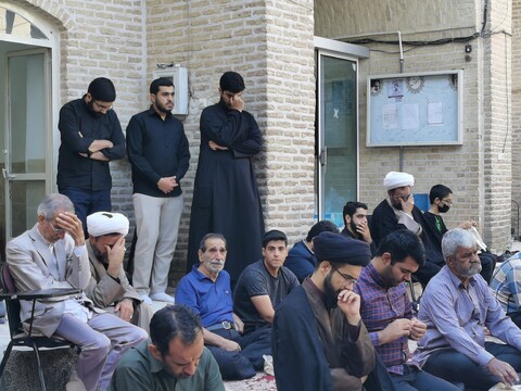 مراسم عزاداری امام صادق علیه السلام در مدرسه علمیه شفیعیه