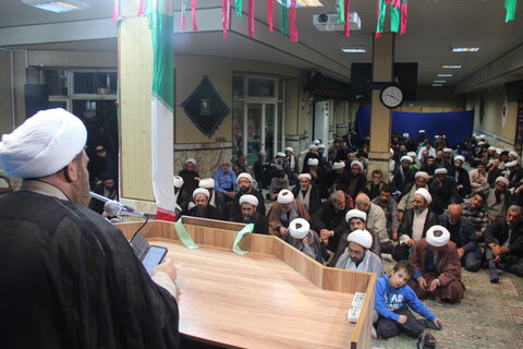 تصاویر / مراسم گرامیداشت شام غریبان شهادت امام صادق علیه الاسلام  در حوزه علمیه قزوین