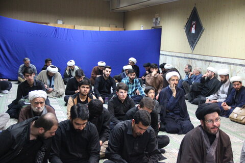 تصاویر / مراسم گرامیداشت شام غریبان شهادت امام صادق علیه الاسلام  در حوزه علمیه قزوین