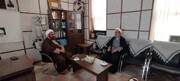 دیدار بازرس مرکز خدمات حوزه‌های علمیه با مدیر حوزه علمیه استان قزوین+ عکس