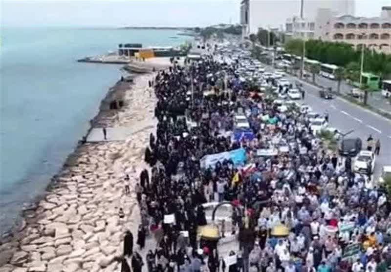 بوشهری‌ها در حمایت از عفاف و حجاب راهپیمایی کردند