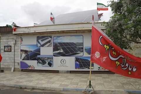 تصاویر/ آیین افتتاح ۲۱۳نیروگاه خورشیدی کوچک مقیاس در روستاهای استان سمنان