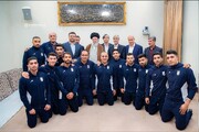 Supreme leader Receives Iran Futsal Champions
