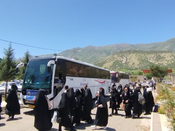 تصاویر/ اعزام کاروان های لرستان به منطقه عملیاتی بازی دراز کرمانشاه