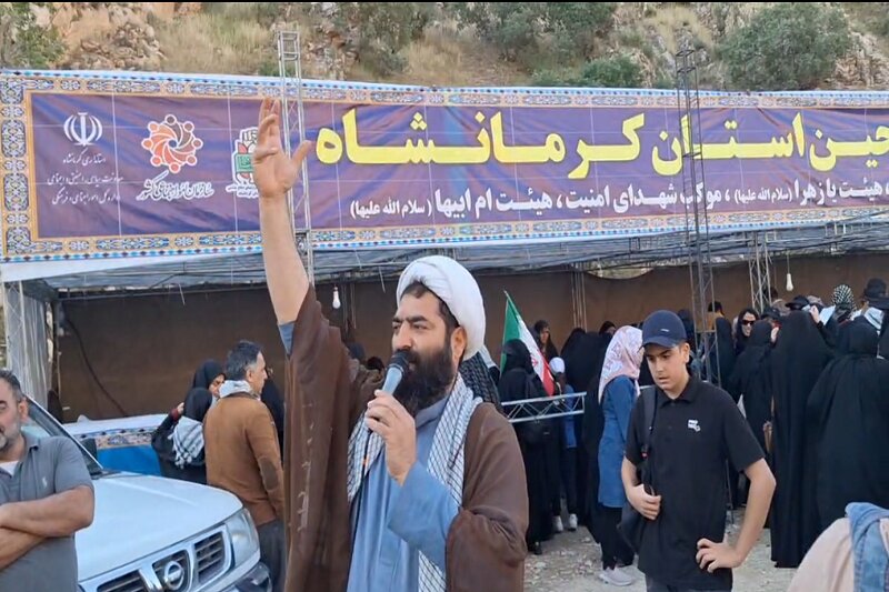 حضور مبلغین حوزه علمیه کرمانشاه در «یادمان شهدای بازی دراز»+ عکس