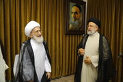 Immagini dell'ultimo incontro tra il martire Raisi e l'Ayatollah Noori Hamedani