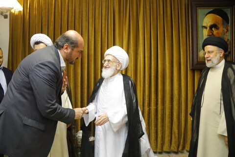 Immagini dell'ultimo incontro tra il martire Raisi e l'Ayatollah Noori Hamedani