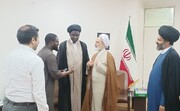 عضو ارشد مجلس اعلای اسلامی کشور مالی با آیت الله اعرافی دیدار کرد + عکس