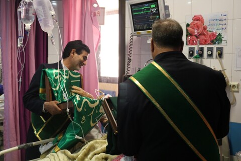 تصاویر/ حضور سفیران کریمه در بیمارستان کوثر سمنان و عیادت از بیماران بخش های مختلف