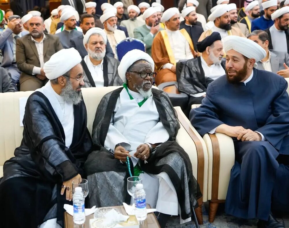 تصاویر/ مشارکت شیخ ابراهیم زکزاکی در دومین کنفرانس بین‌المللی وحدت اسلامی در بغداد