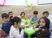 کلیپ|برگزاری جشن ولادت حضرت معصومه (س)در مهد کودک مدرسه علمیه حضرت زهرا (س)سنجان