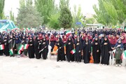 تصاویر/ جشن روز دختر  دانش‌آموزان تبریزی در همایش نسیم کرامت