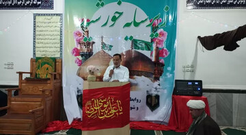 آیین گرامیداشت شهیدان تختی نژاد و واعظی در شهر تخت بندرعباس