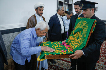 تصاویر/ استقبال مردم دلوار از خدام رضوی