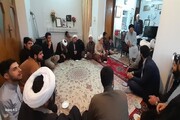 تصاویر/ جلسه هفتگی روحانیون در منزل تولیت مدرسه علمیه حضرت ولی عصر(عج) کنگاور