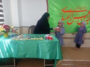تصاویر/ تجلیل از دختران طلاب در مدرسه خواهران اهرم
