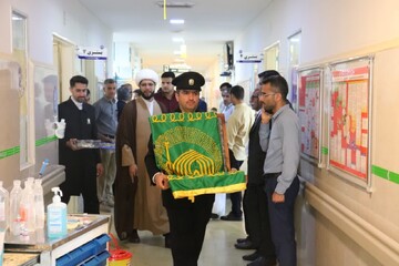 تصاویر/ عطر بوی رضوی در بیمارستان تامین اجتماعی بوشهر