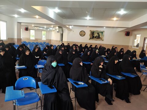 تصاویر/ جلسه اخلاق طلاب مدرسه علمیه الزهرا (س) ارومیه