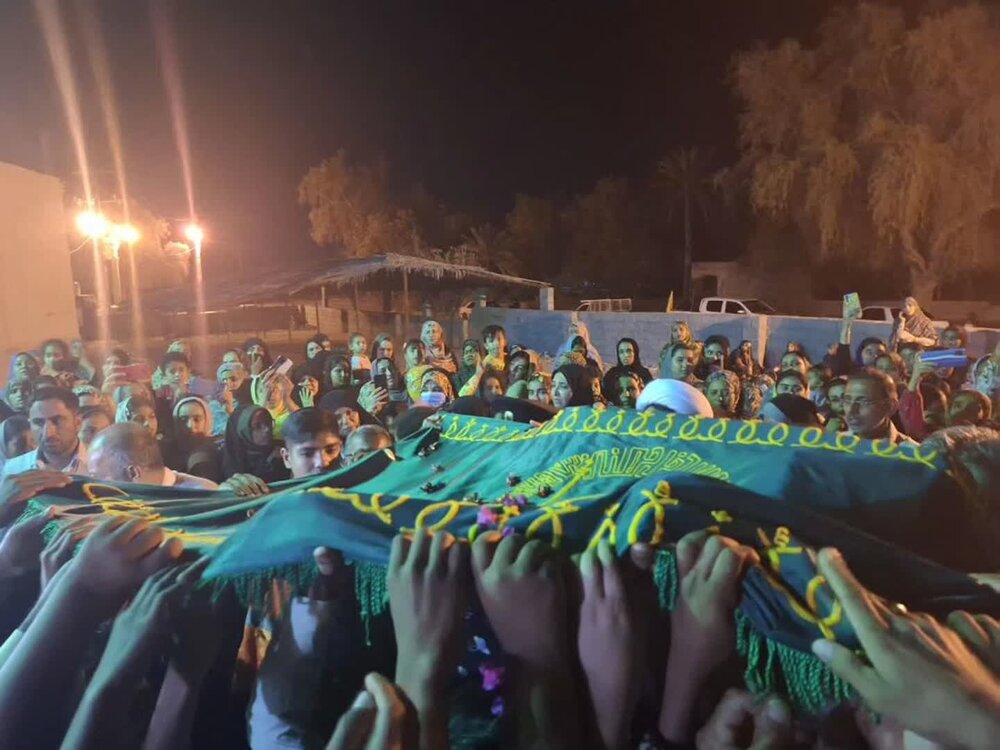 شهر میناب بوی عطر امام رئوف گرفت