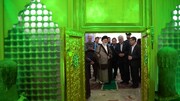 تصاویر/ آیین غبارروبی ضریح مطهر امامزاده سید محمد کججانی در آذربایجان شرقی