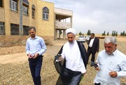 بازدید مدیر حوزه علمیه استان یزد از ساختمان در حال احداث مدرسه علمیه میبد