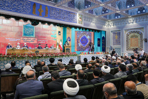 الحفل الختامي للمؤتمر العالمي الخامس للإمام الرضا (عليه السلام) في مدينة مشهد