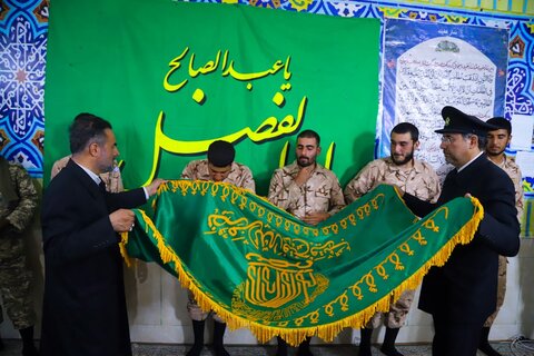 تصاویر | جنوبی‌ترین نقطه ایران میزبان پرچم رضوی