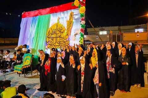 تصاویر | جنوبی‌ترین نقطه ایران میزبان پرچم رضوی