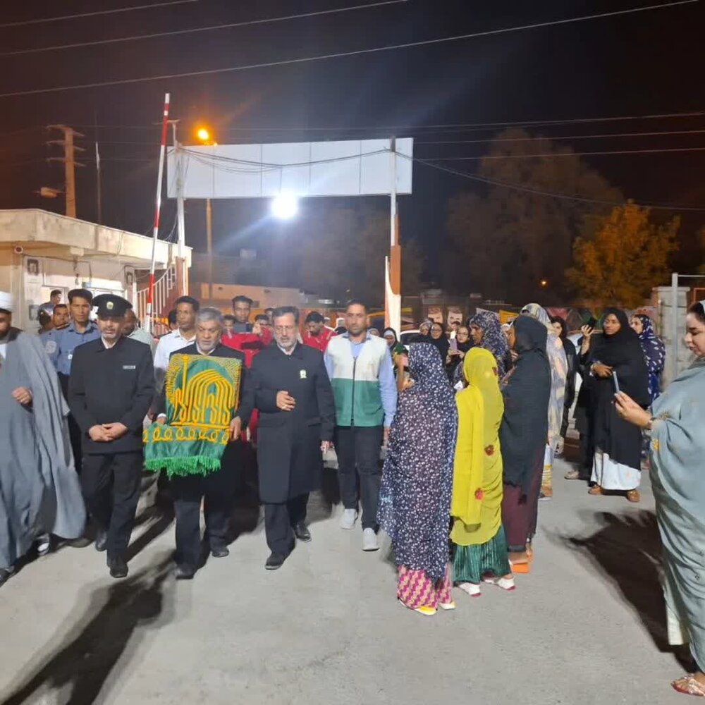 شهر میناب بوی عطر امام رئوف گرفت