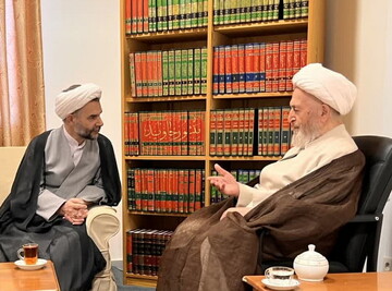 عکس: دیدار معاون اول قوه قضائیه با آیت الله العظمی سبحانی