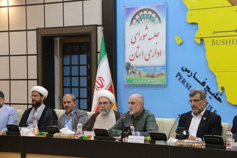تصاویر/ جلسه شورای اداری بوشهر با حضور رئیس شورای هماهنگی تبلیغات اسلامی کشور