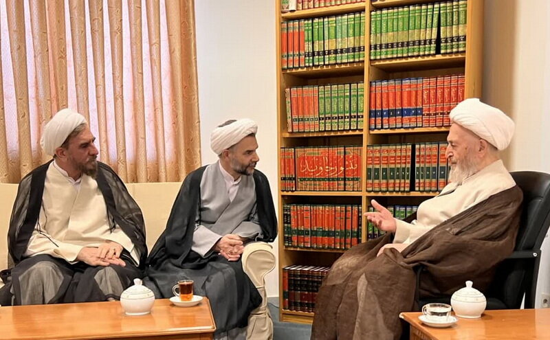 عکس: دیدار معاون اول قوه قضائیه با آیت الله العظمی سبحانی