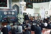 تصاویر/ مراسم یادبود مداح اردبیلی در مسجد پیرعبدالملک