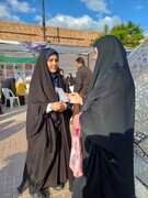 تصاویر/ برپایی غرفه پذیرش حوزه های علمیه خواهران در اردبیل