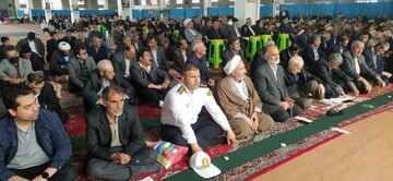 تصاویر/ آیین نماز جمعه شهرستان سراب