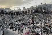 غزہ کے جبالیا کیمپ میں 300 مکانات مکمل طور پر تباہ