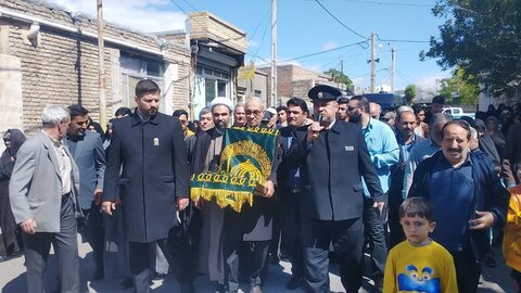 تصاویر/ حضور کاروان زیر سایه خورشید در شهرستان سلماس