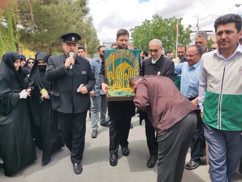 تصاویر/ حضور کاروان زیر سایه خورشید در شهرستان سلماس