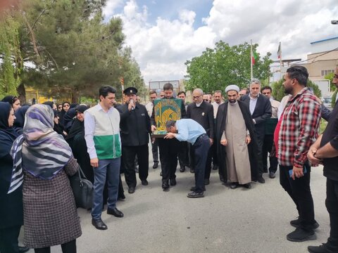 تصاویر/ حضور کاروان زیر سایه خورشید در شهرستان سلماس