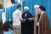 تصاویر/ آیین تجلیل از اساتید و طلاب ممتاز مدرسه علمیه امام خمینی ارومیه