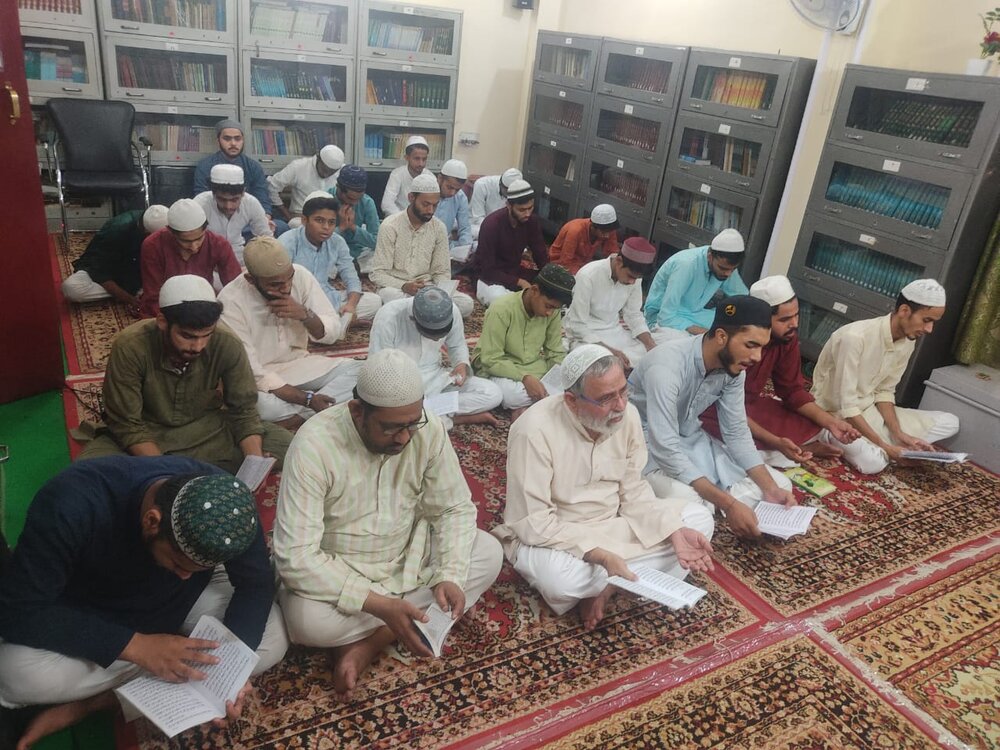 लखनऊ के हौज़ा इलमिया ग़ुफ़रानमाब मे प्रार्थना सभा का आयोजन