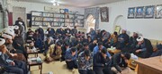 تصاویر/ مراسم یاد و خاطره رئیس جمهور شهید و هیأت همراه در دفتر امام جمعه میاندوآب