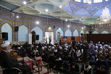 برگزاری مراسم عزاداری به مناسبت شهادت رئیس‌جمهور و همراهان در مسجد اعظم اهواز